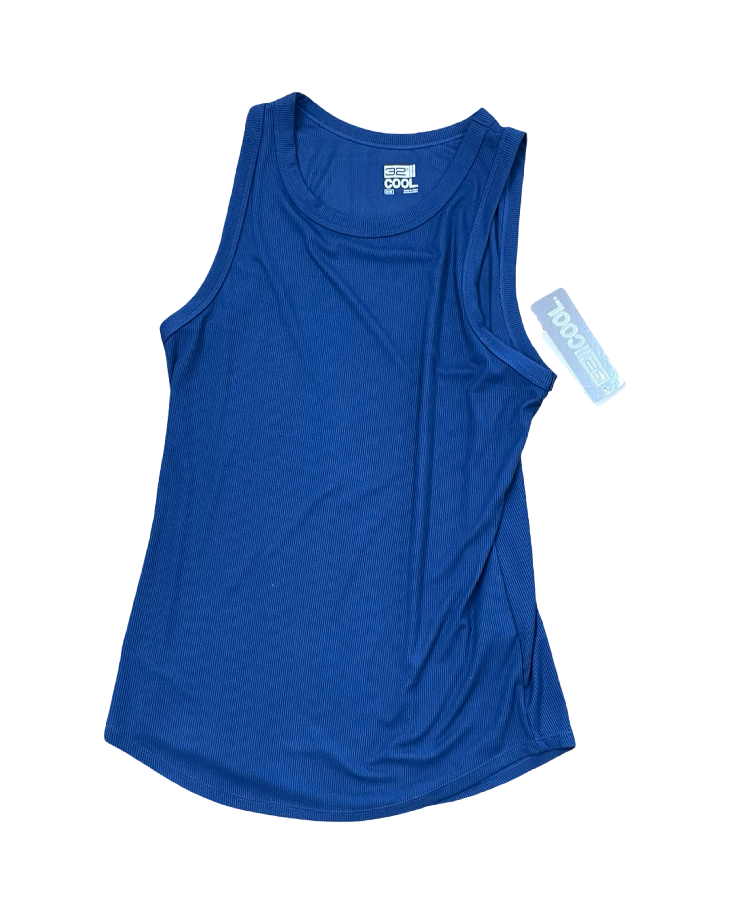 Top Sleeveless Basic By 32 Degrees In Blue, Size:M