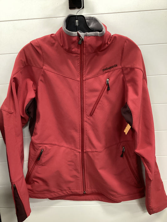 Athletic Jacket By Patagonia In Red, Size:M