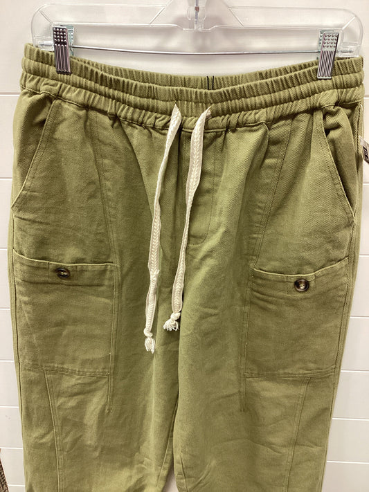 Jeans Wide Leg By Urban Daizy In Green, Size:M