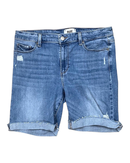 Shorts By Paige In Blue Denim, Size:12