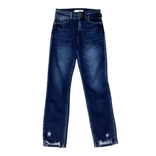 Jeans Skinny By Kancan In Blue Denim, Size:0