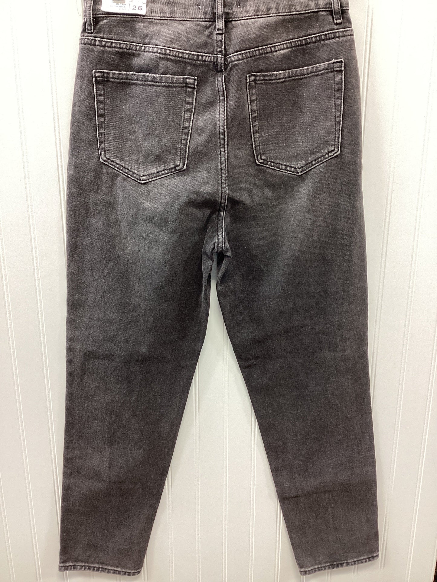 Jeans Straight By Pacsun In Black Denim, Size:6