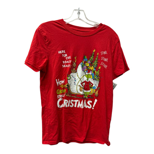 TOP SS by the grinch  in RED, Size:M