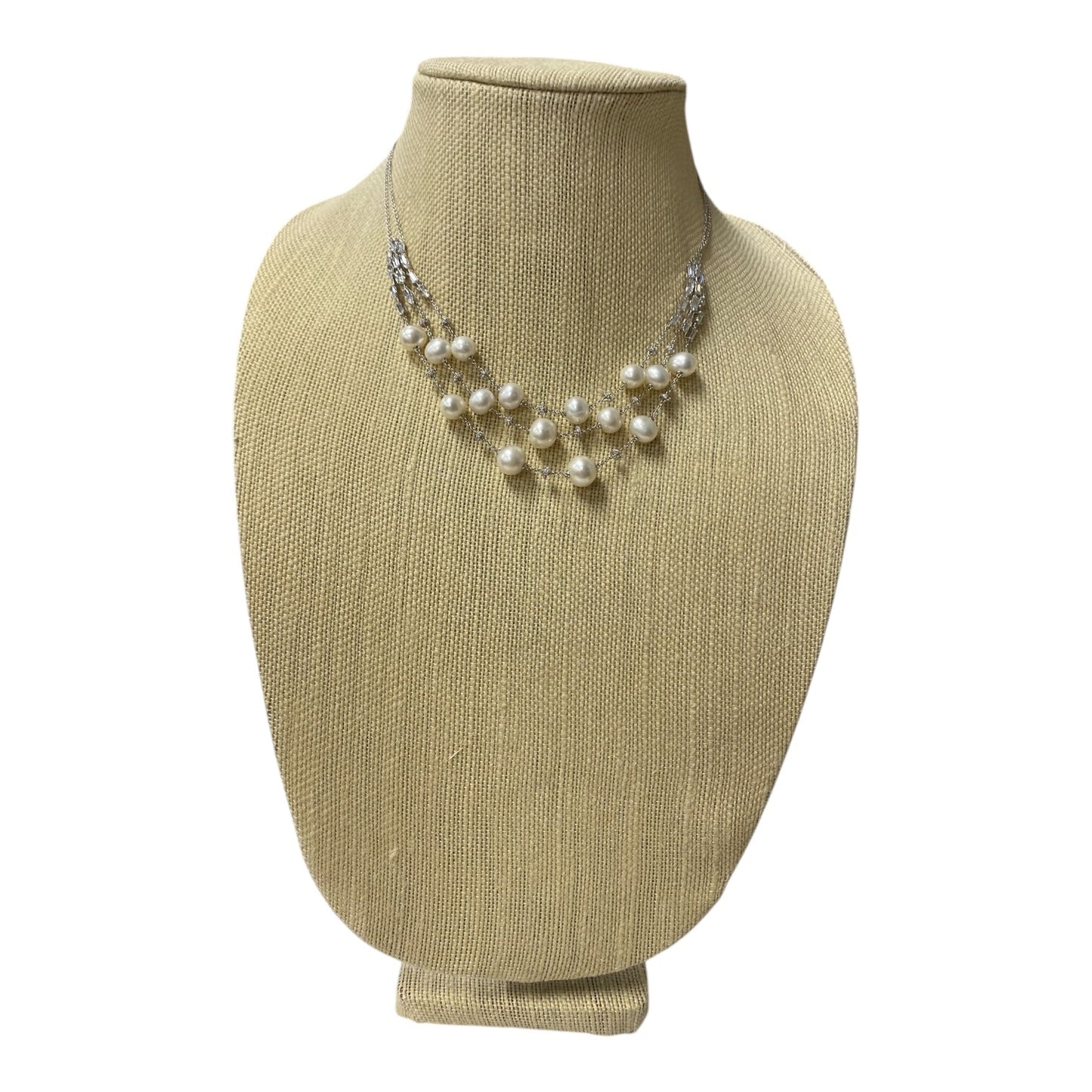 Necklace Layered By Nadri In White
