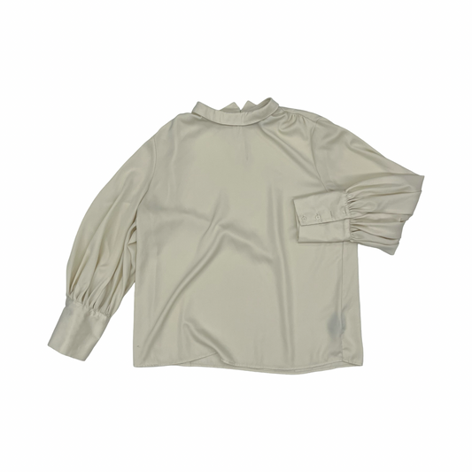 Blouse Ls By Who What Wear In Cream, Size:L