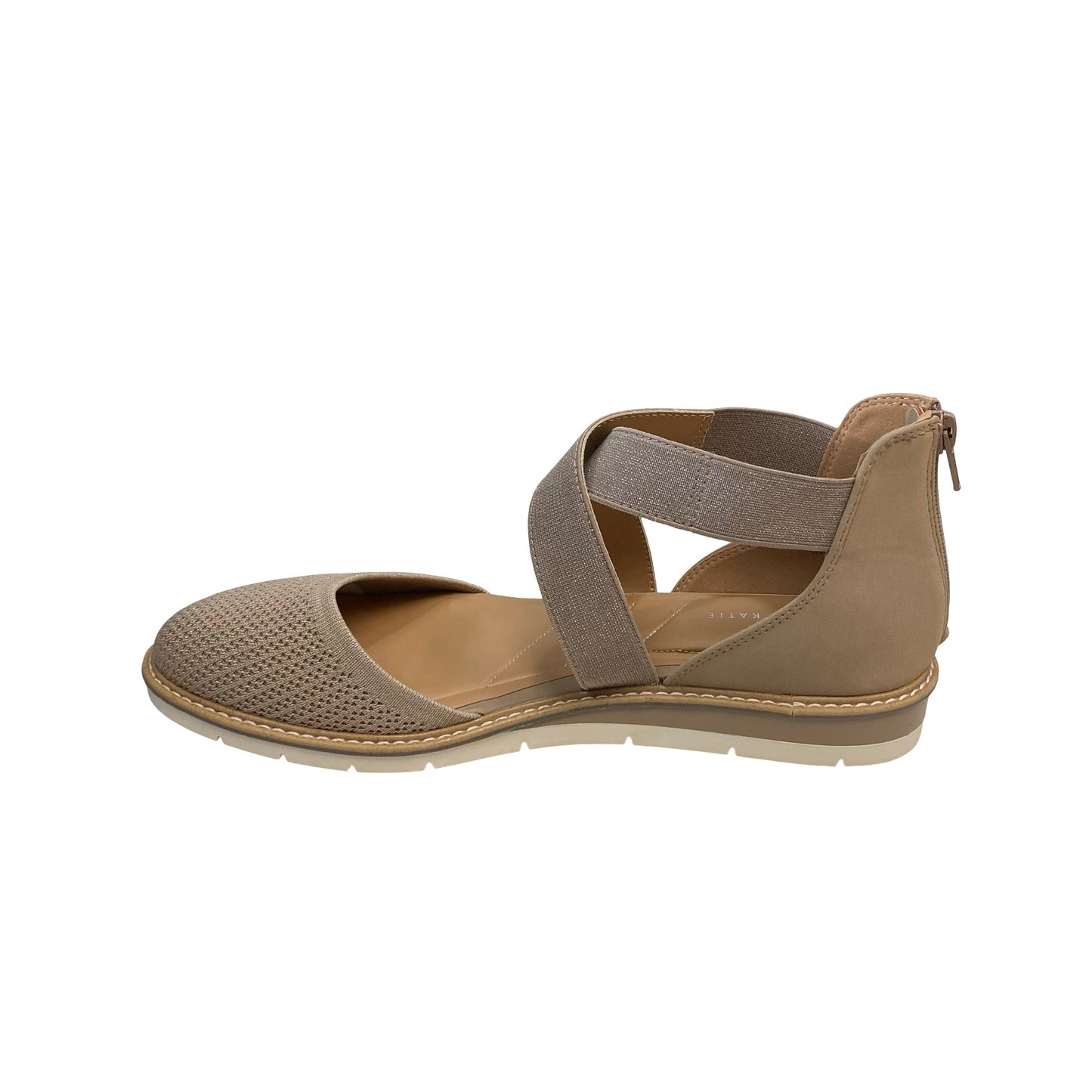 Shoes Flats By Kelly And Katie In Cream, Size:9.5
