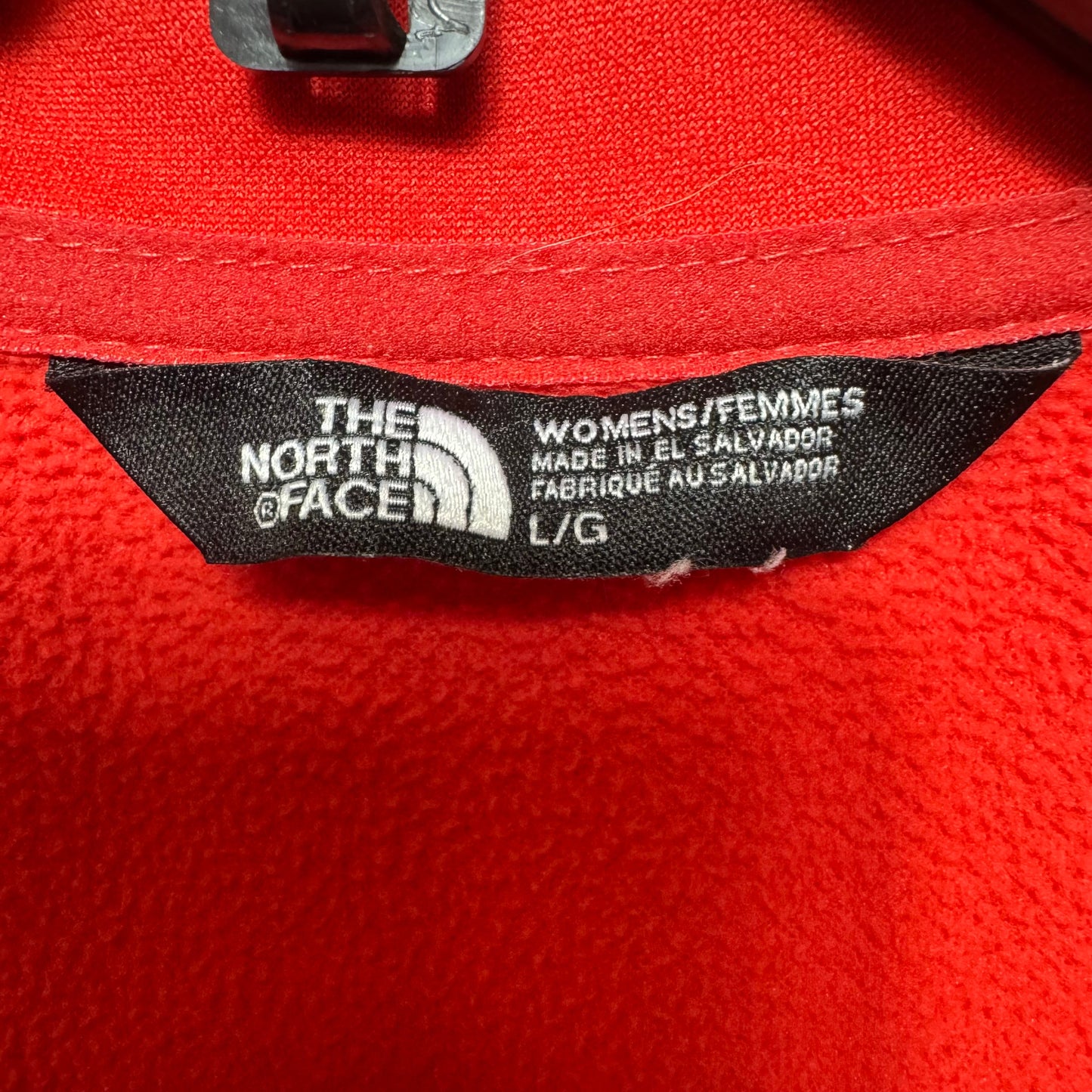 Athletic Jacket By The North Face In Red, Size: L