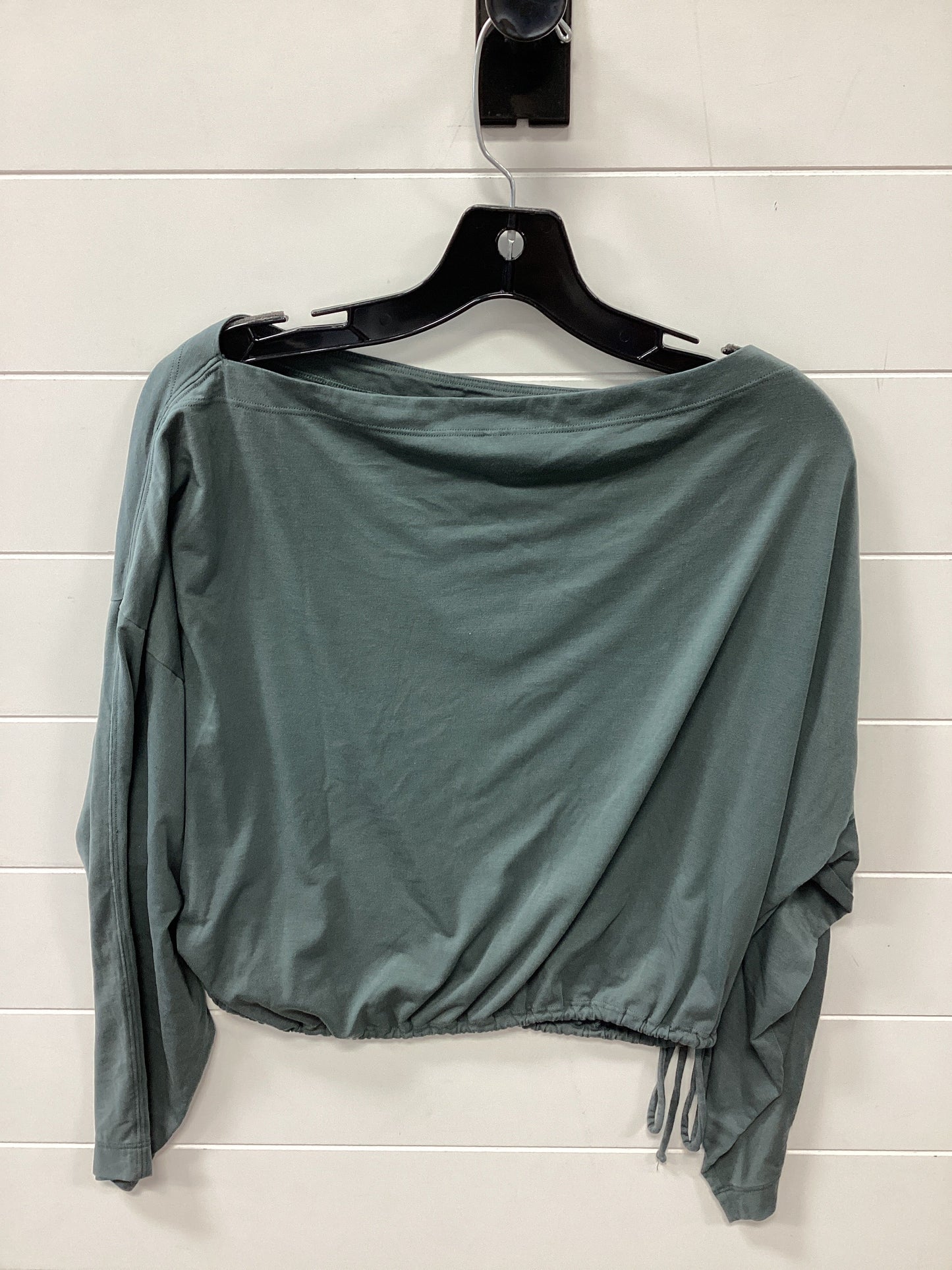 Athletic Top Ls Collar By Athleta In Grey, Size:Xs