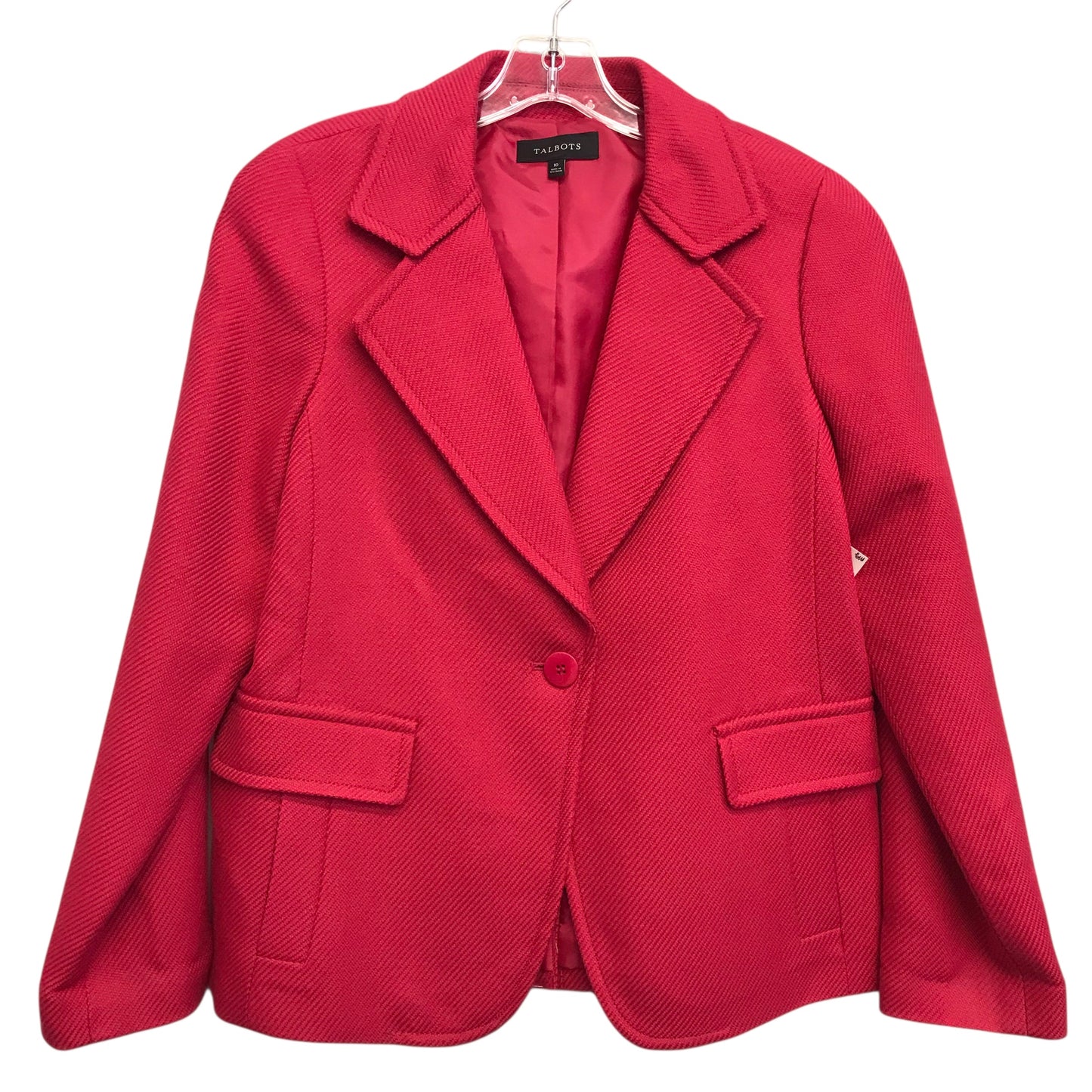 Blazer By Talbots In Pink, Size:M