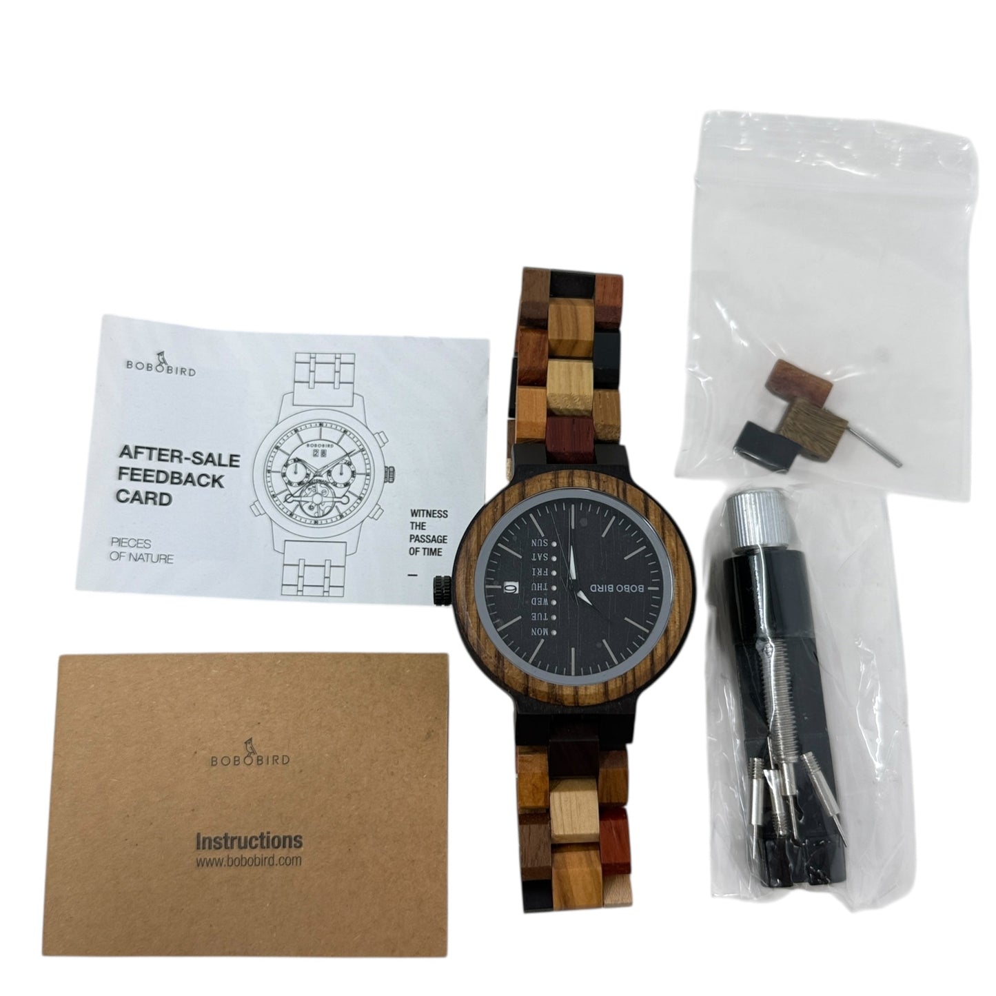 Wood Analog Watch By Bobo Bird