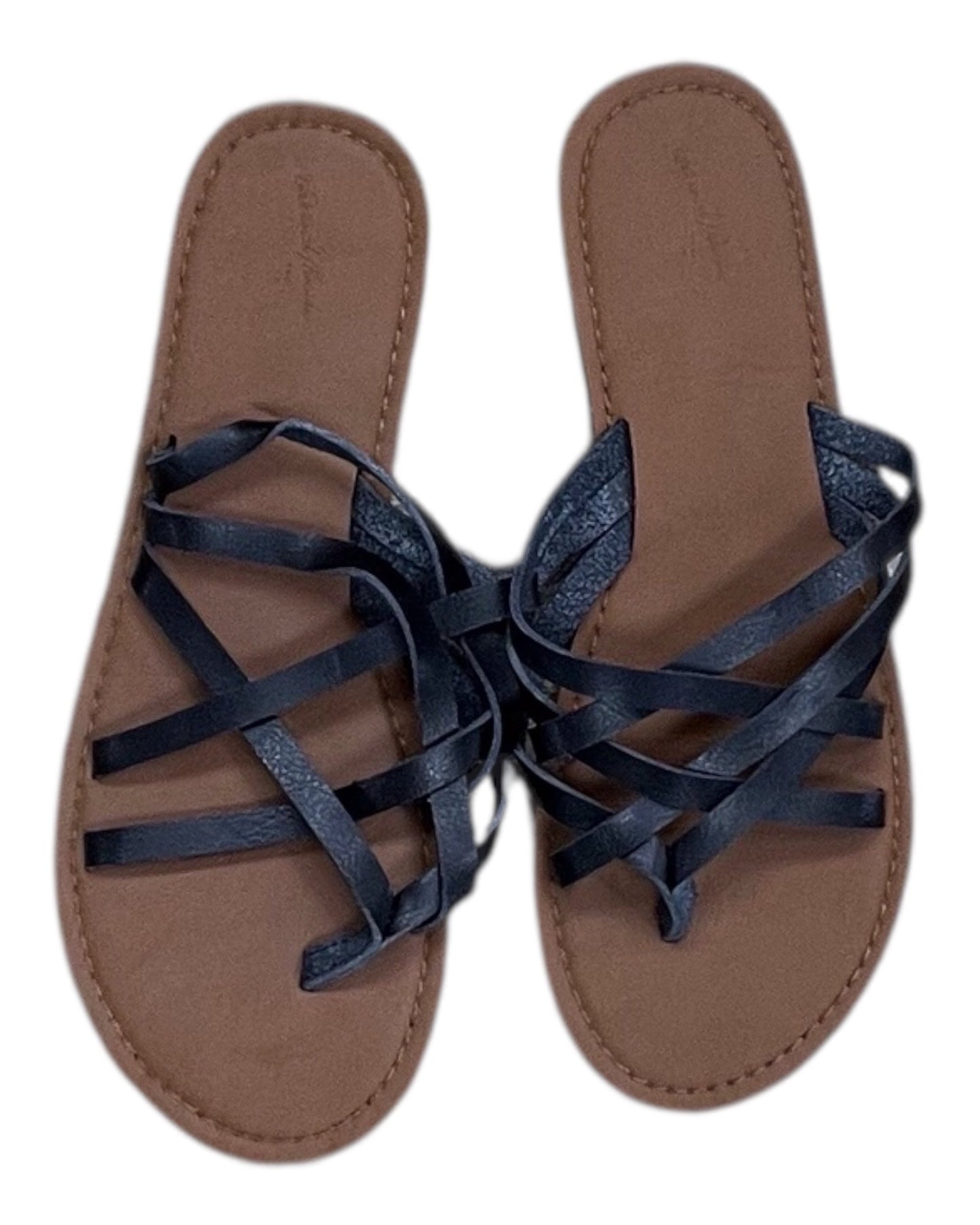 Sandals Flats By Universal Thread In Black, Size:11