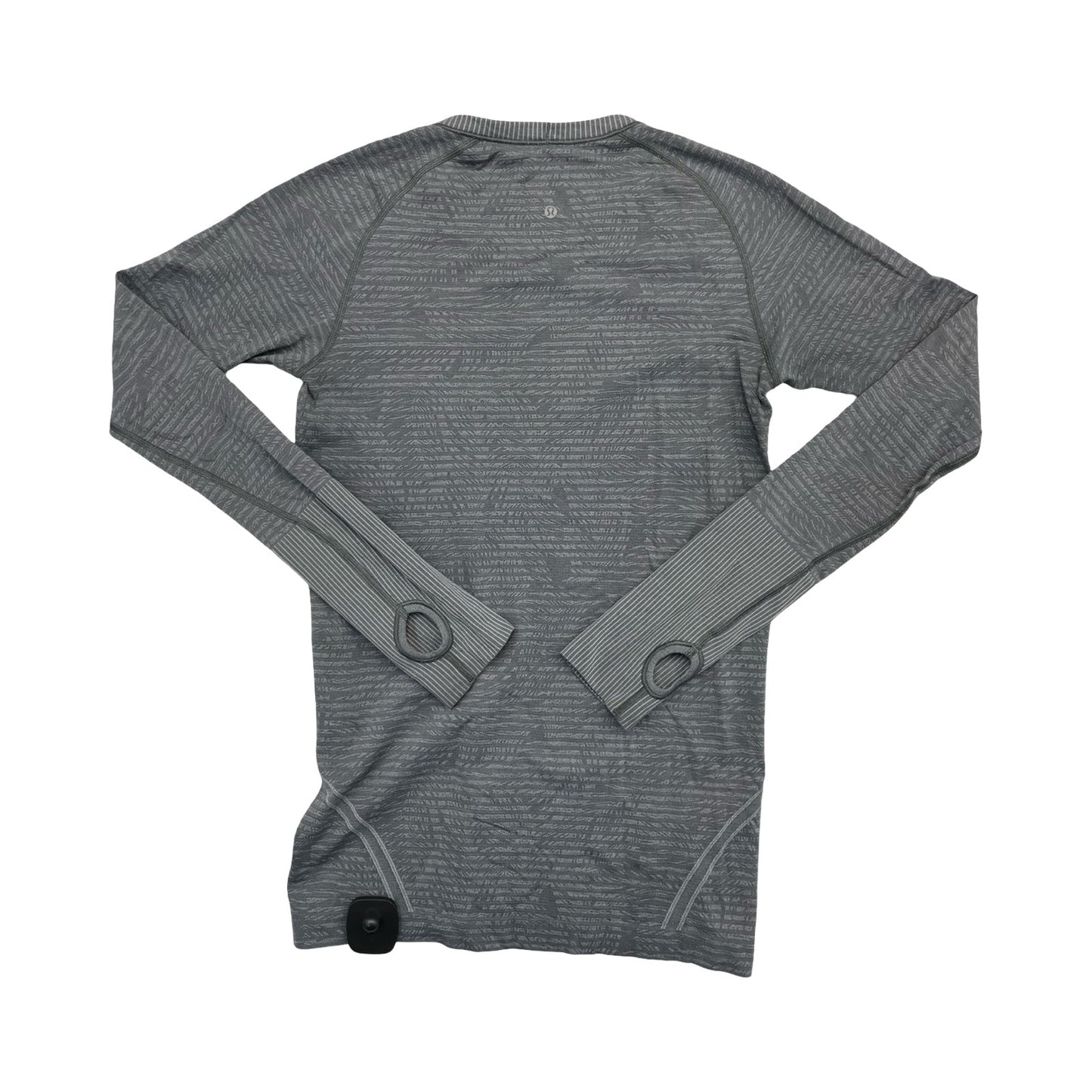 Athletic Top Ls Crewneck By Lululemon In Grey, Size:S
