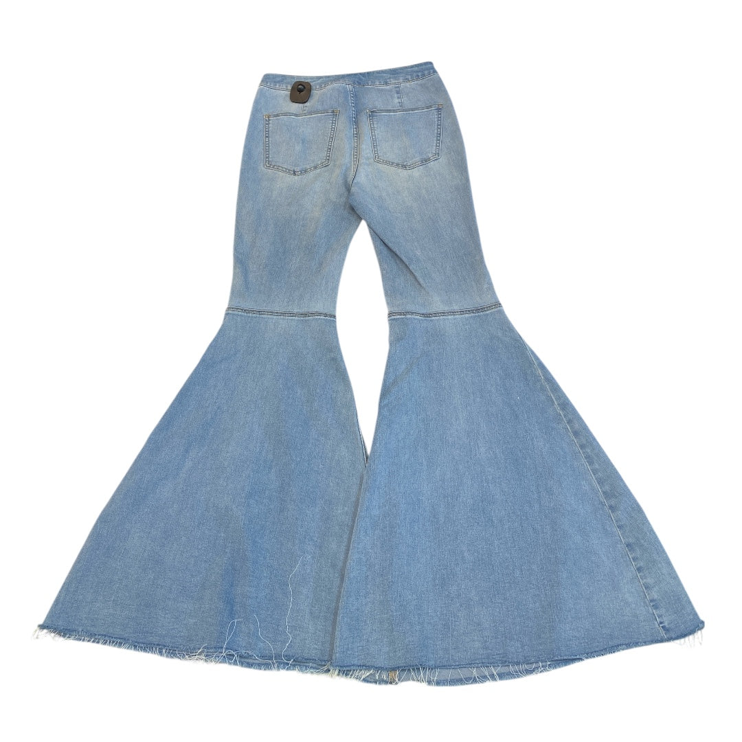 Jeans Flared By We The Free In Blue Denim, Size:4