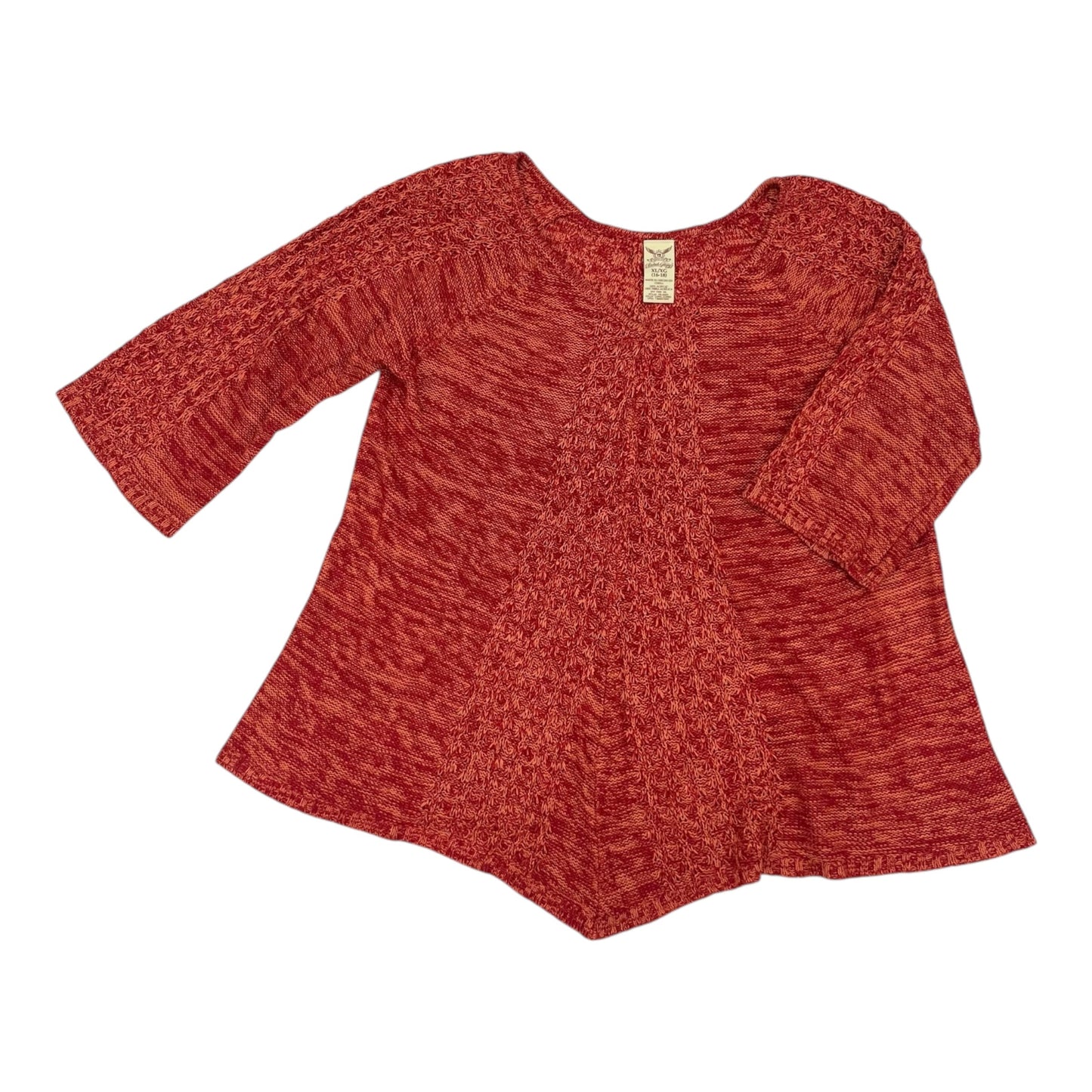 Sweater By Faded Glory In Purple & Red, Size:Xl