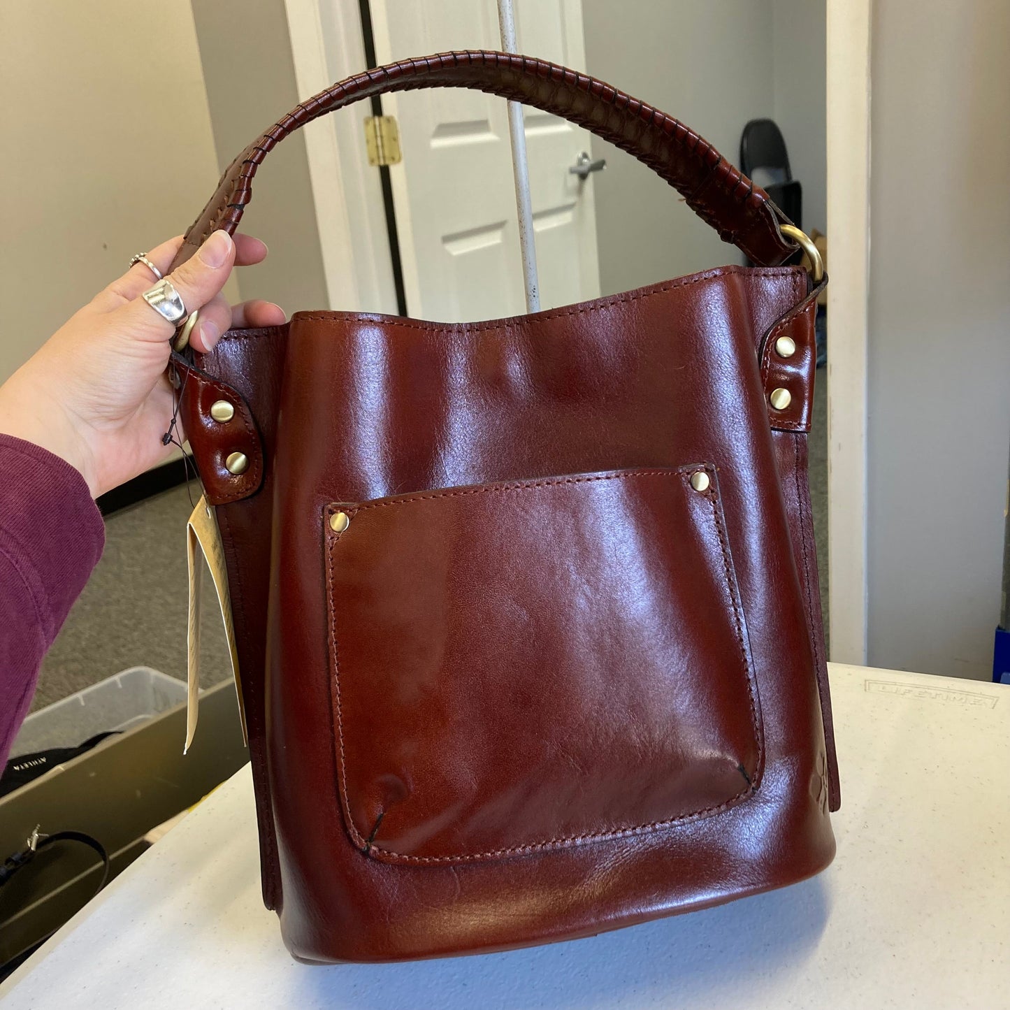 Handbag Designer By Patricia Nash In Brown, Size:Large