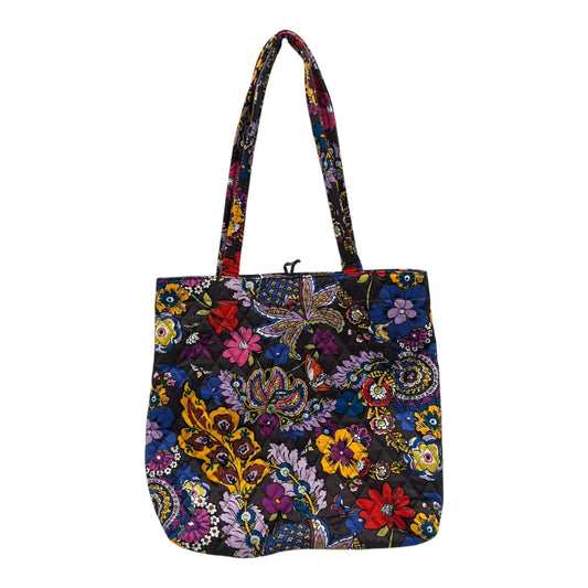 Handbag By Vera Bradley In Floral Print, Size:Medium