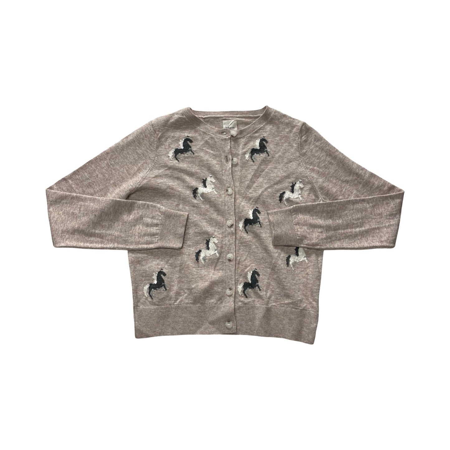 Sweater Cardigan By Maeve In Brown, Size:S