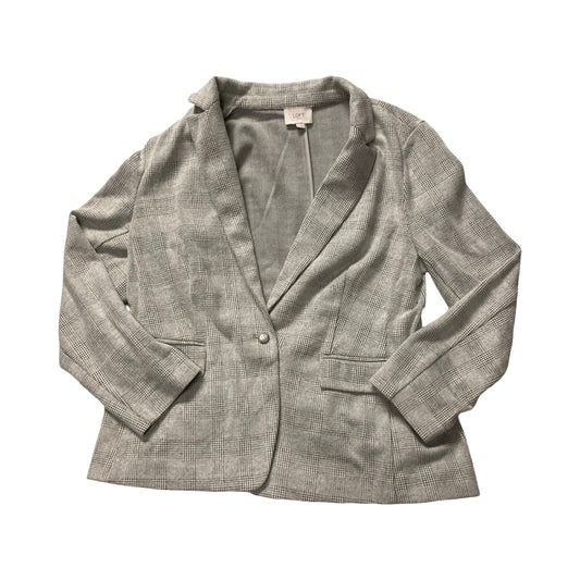 Blazer By Loft In Black & White, Size:Xl