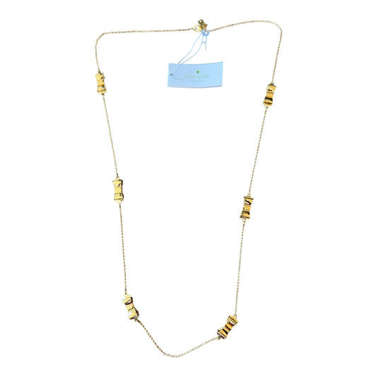 Necklace Designer By Kate Spade In Gold