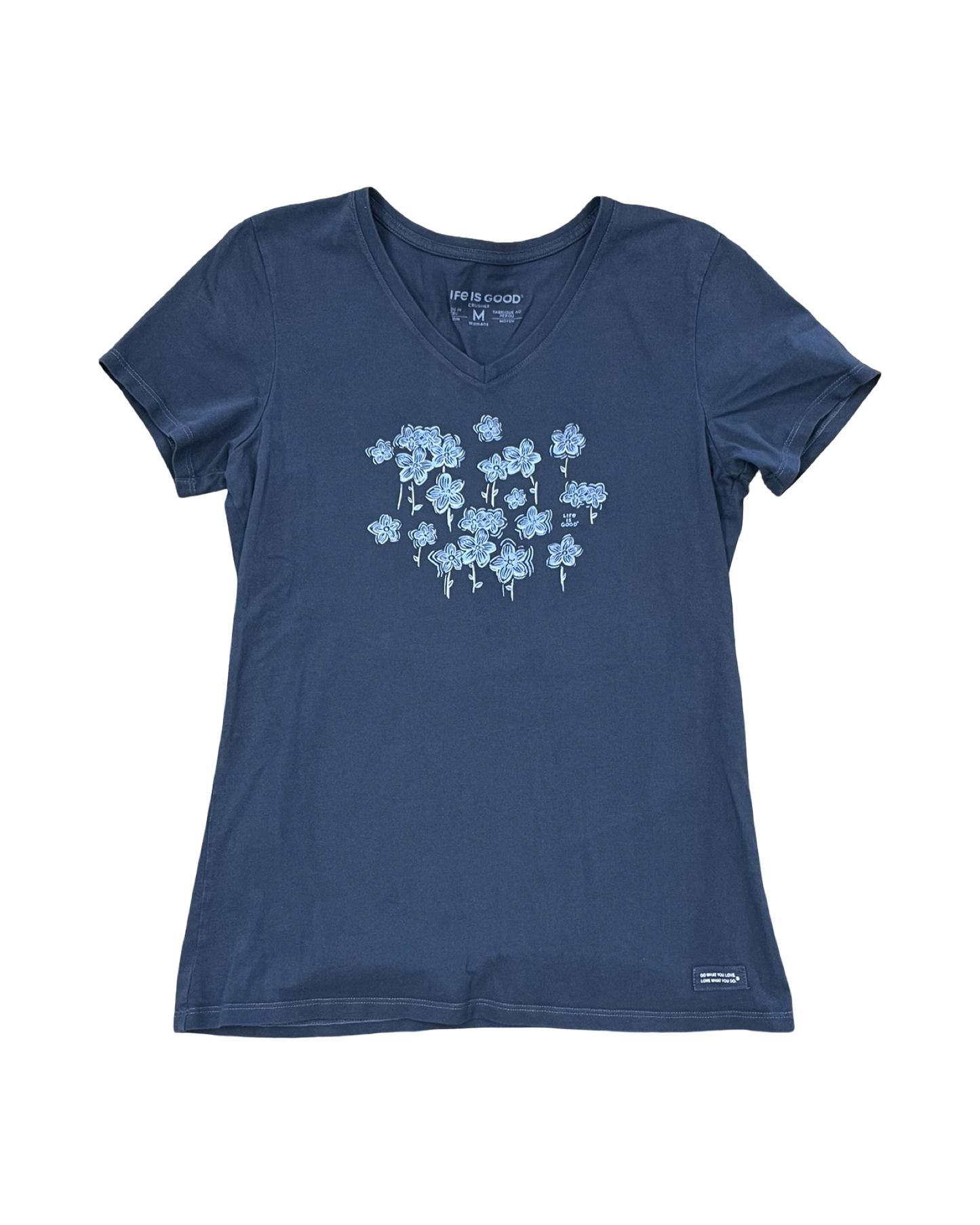 Top Ss By Life Is Good In Blue, Size:M