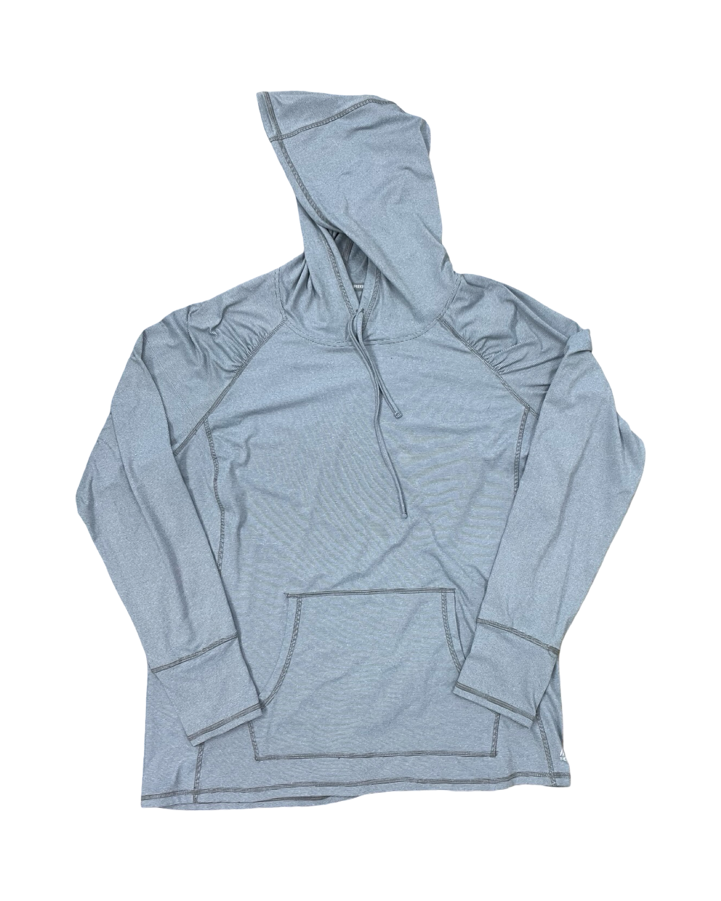 Athletic Top Ls Hoodie By Rbx In Grey, Size:1X