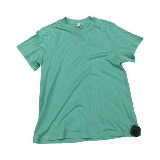 Athletic Top Ss By Lululemon In Green, Size:2