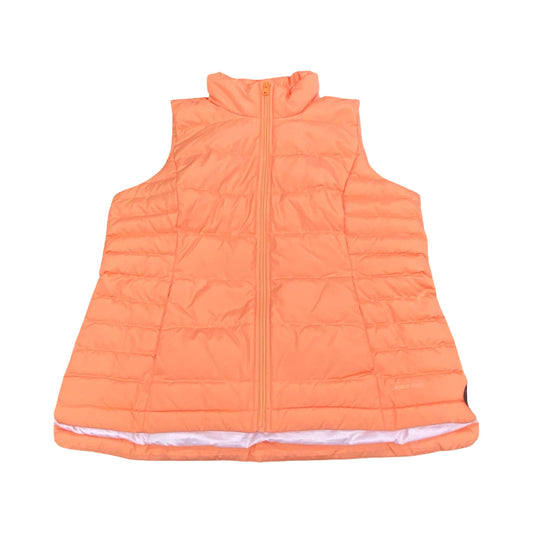 Vest Puffer & Quilted By Lands End In Orange, Size:L