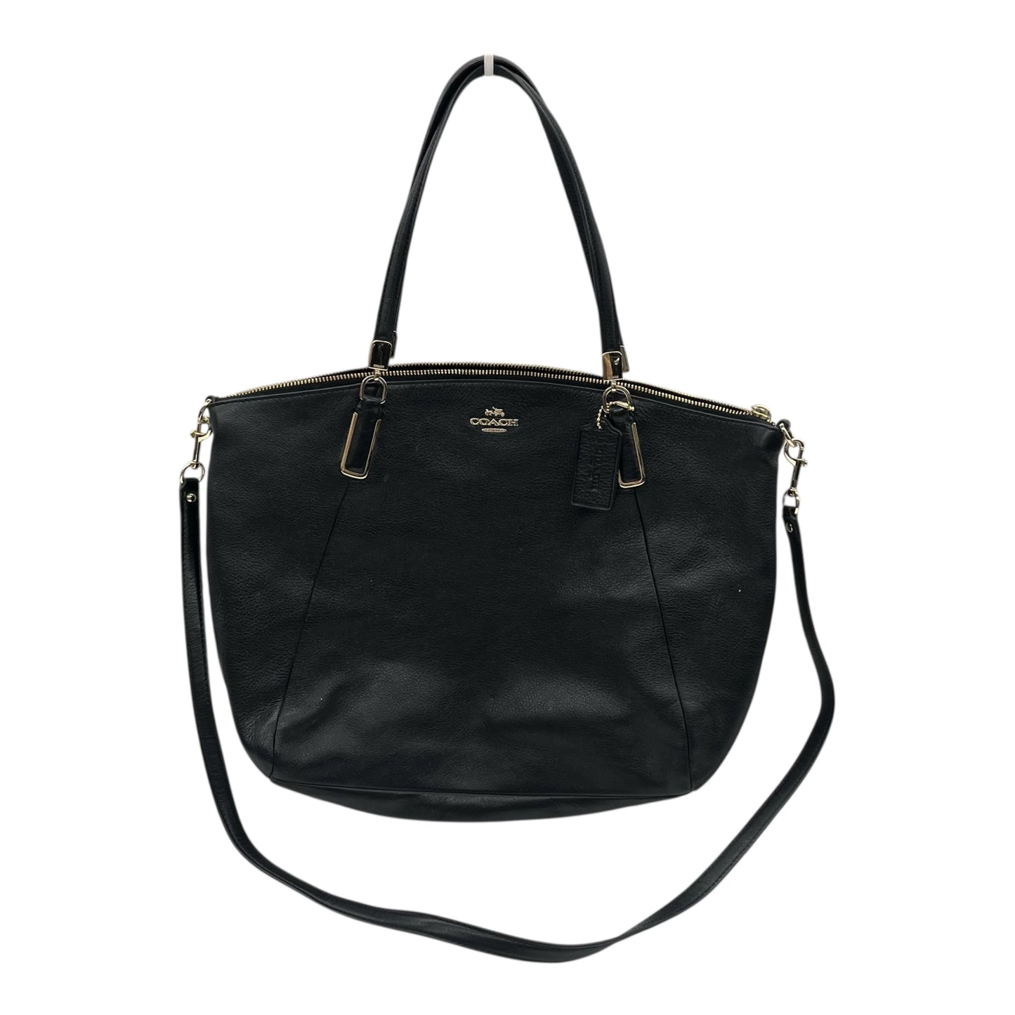 Handbag Designer By Coach In Black, Size:Large
