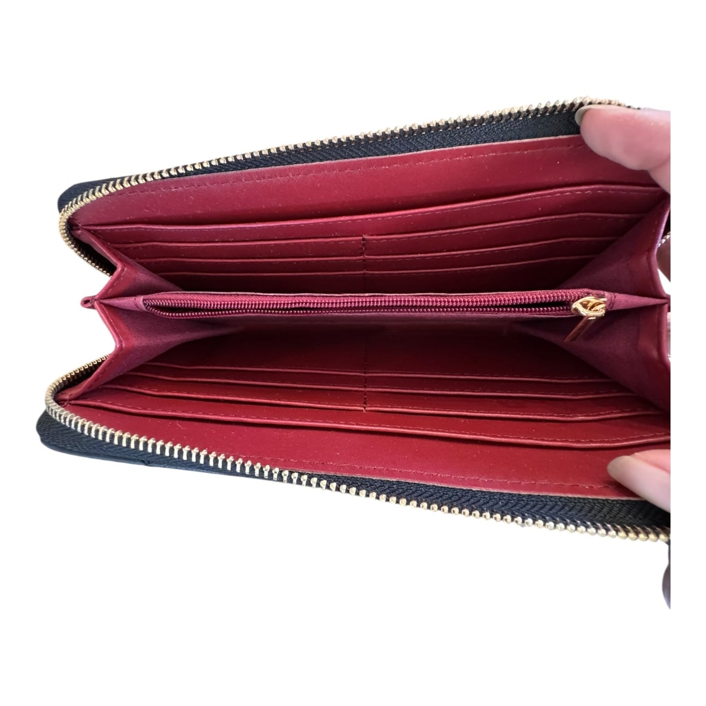 Wallet By Ellen Tracy In Black, Size:Large