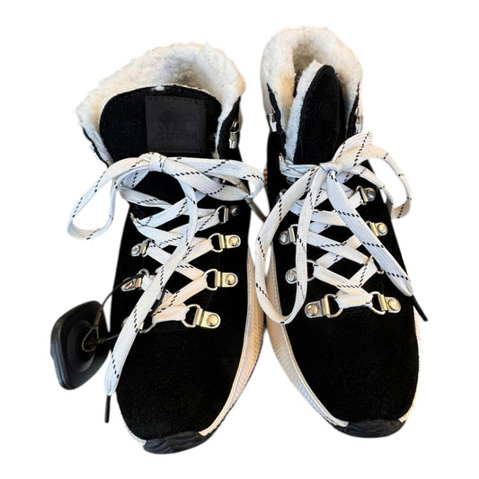 Boots Designer By Sorel In Black, Size:7