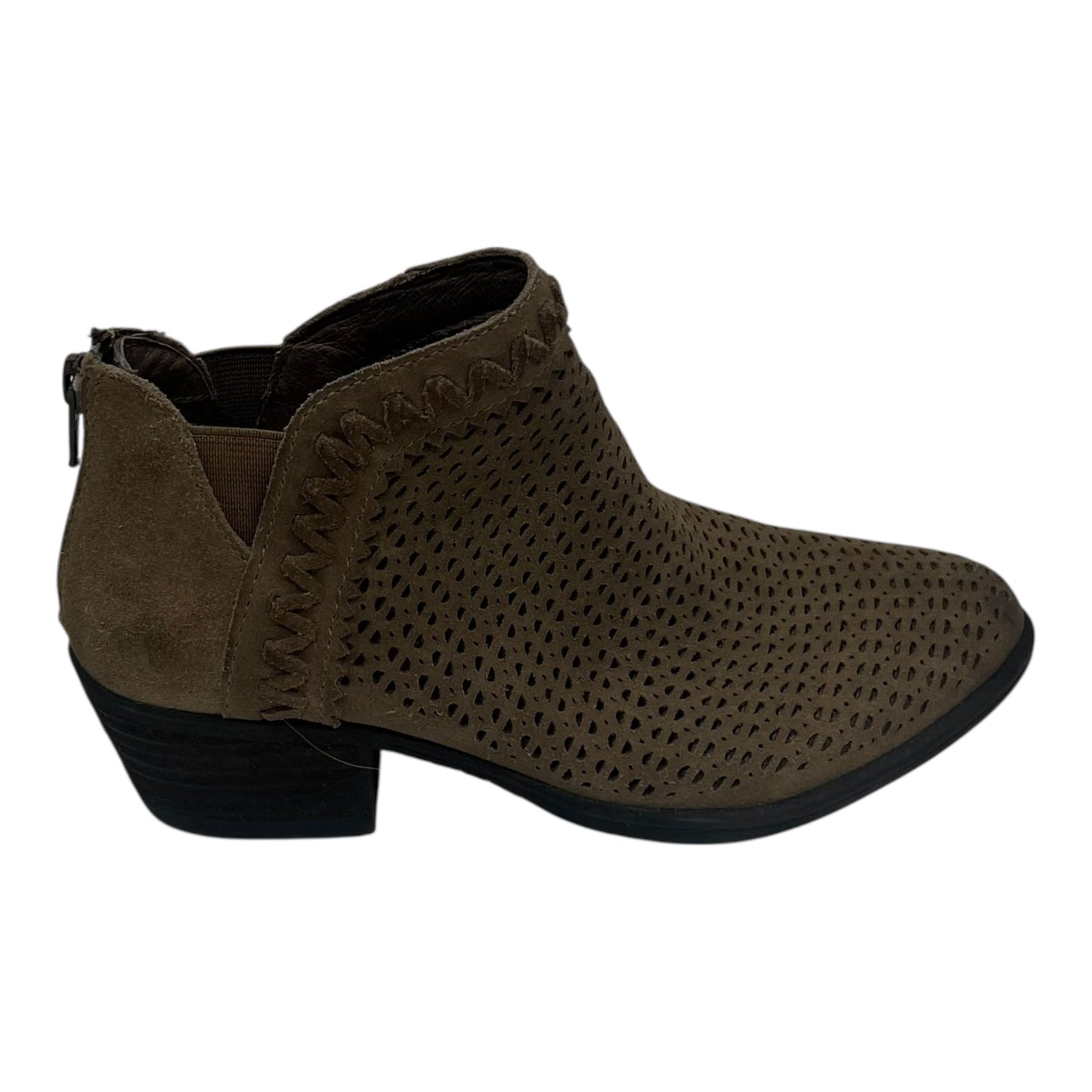 Boots Ankle Heels By Earth In Brown, Size:6