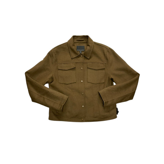 Jacket Shirt By Banana Republic In Green, Size:M