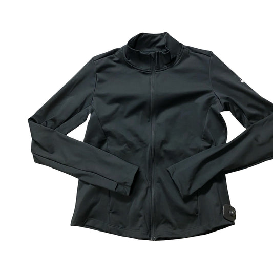 Athletic Jacket By Nike In Black, Size:M