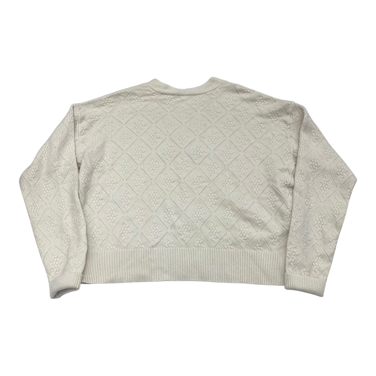 Sweater Cardigan By Cyrus In Cream, Size:M