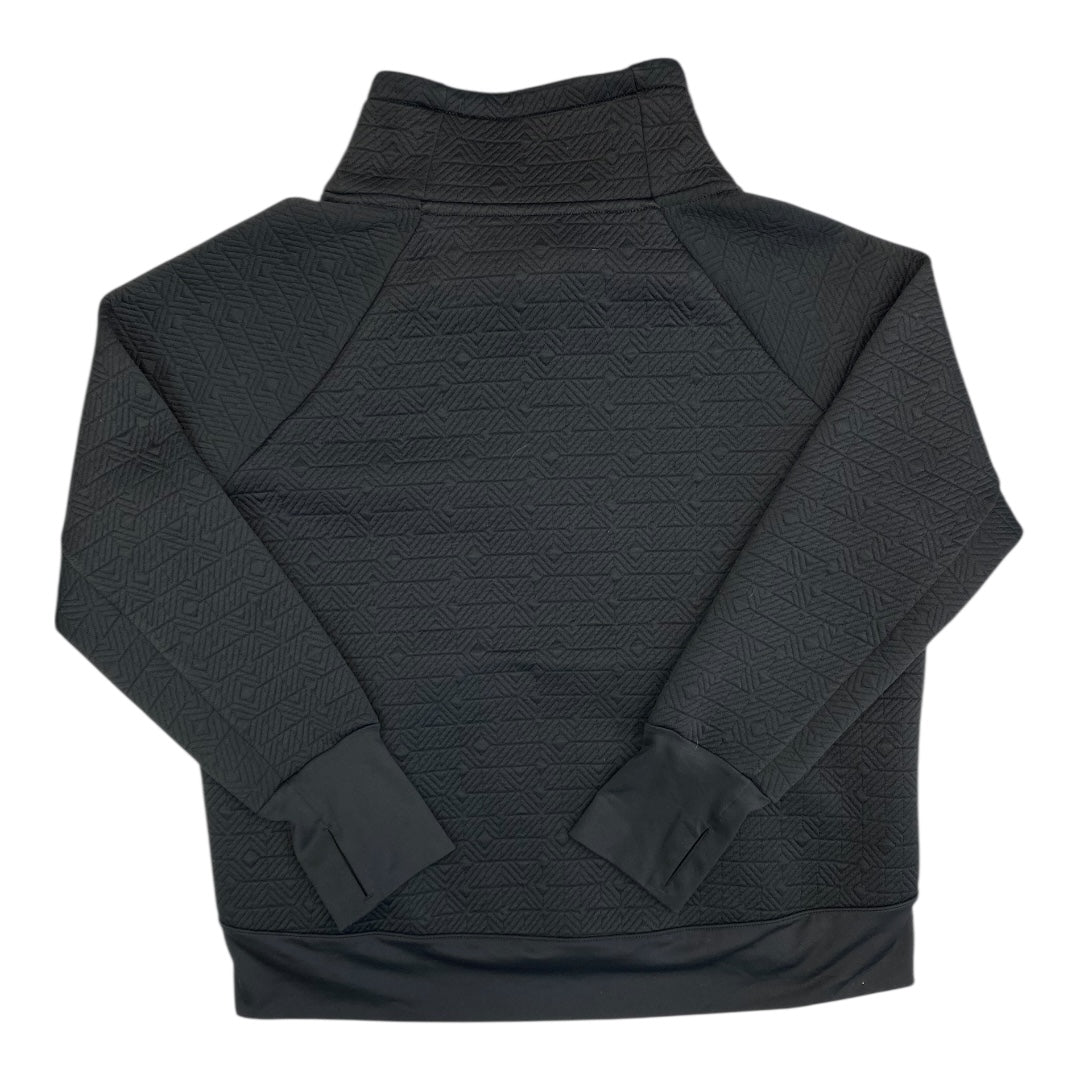Athletic Top Ls Crewneck By Athleta In Black, Size:Xl