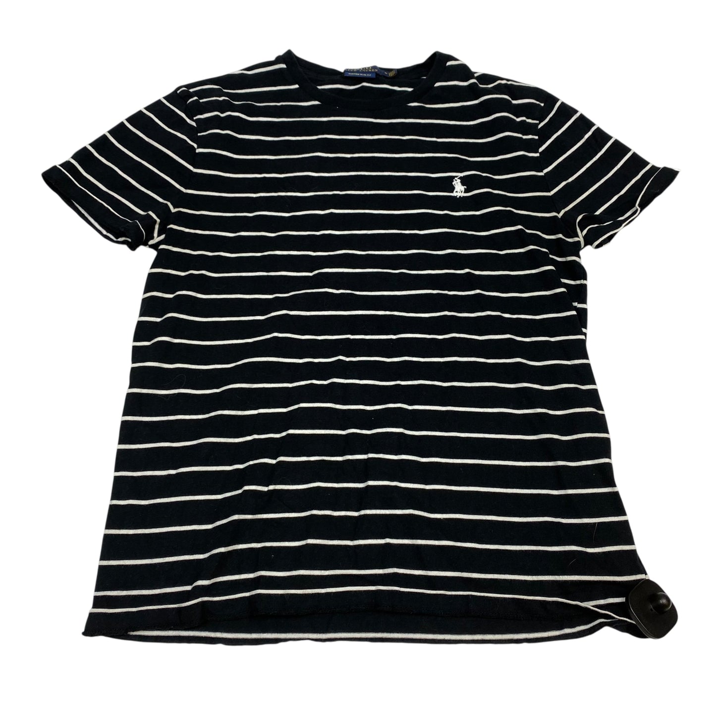 Top Ss Basic By Polo Ralph Lauren In Black & White, Size:M