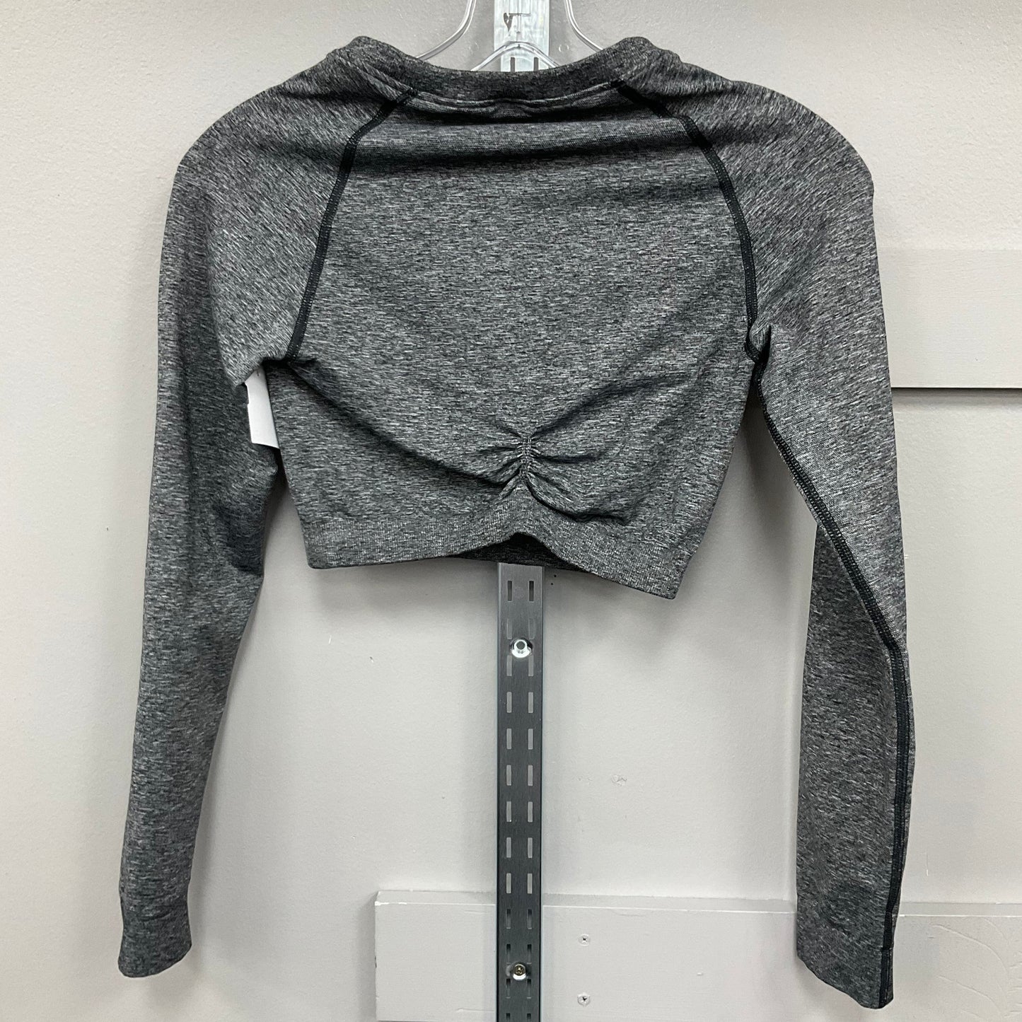 ATHLETIC TOP LS CREWNECK by GYM SHARK In GREY, Size: S