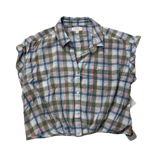 Top Ss By Kut In Plaid Pattern, Size:Xl