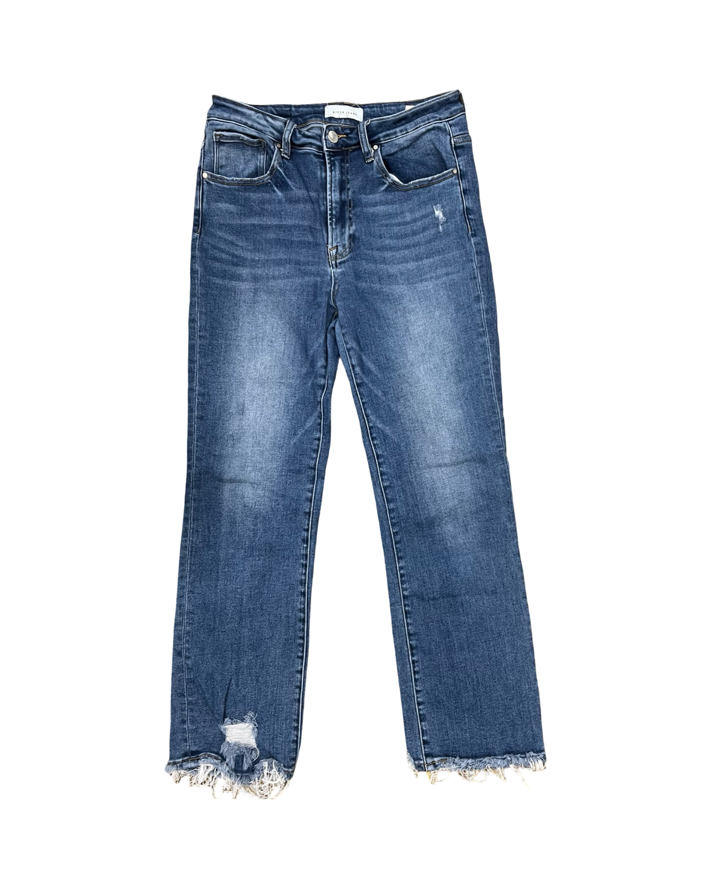 Jeans Boot Cut By Risen In Blue Denim, Size:10