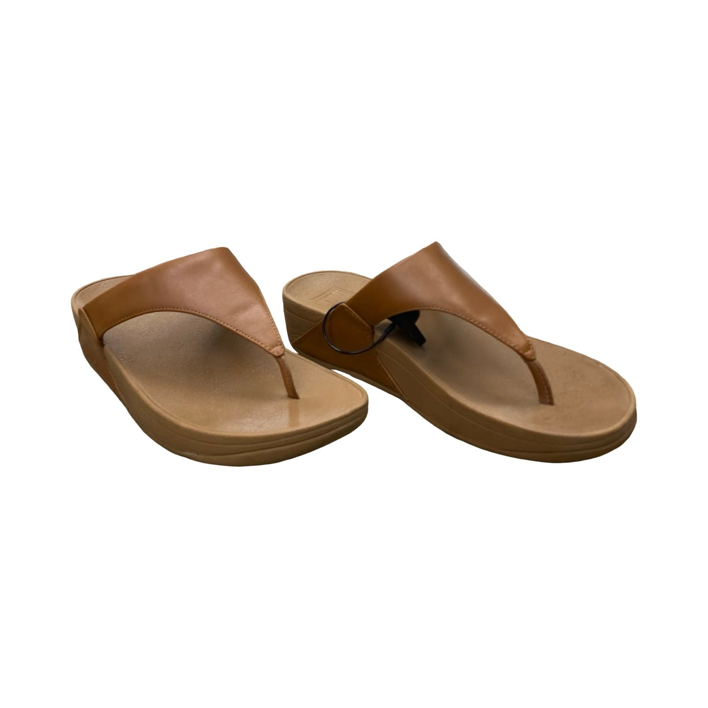 Sandals Heels Wedge By Fitflop In Brown, Size:8