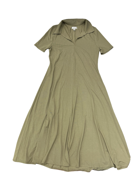 Dress Casual Midi By Nordstrom In Green, Size:M