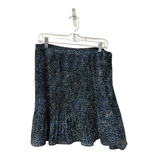 Skirt Midi By Banana Republic In Blue, Size:12