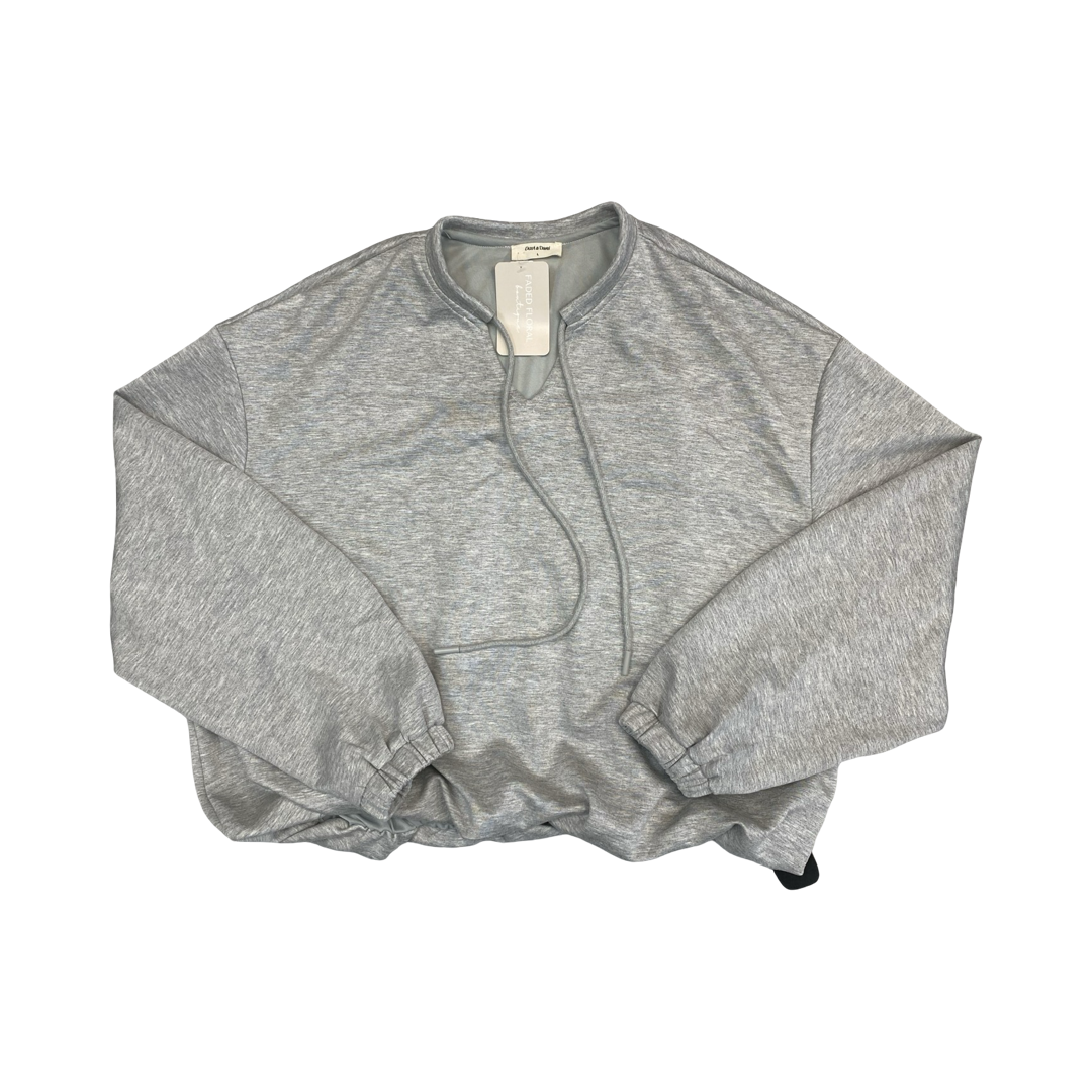 Top Ls By Davi & Dani In Grey, Size:L