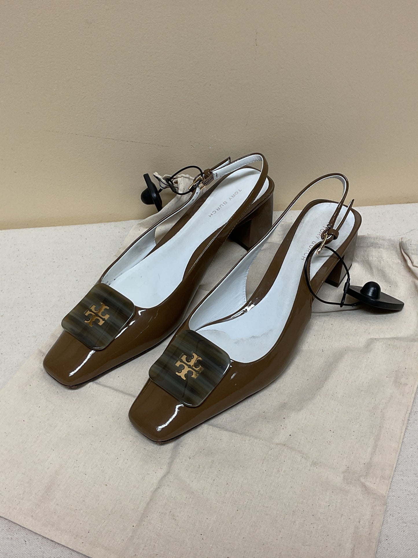 Shoes Designer By Tory Burch In Brown, Size:7.5