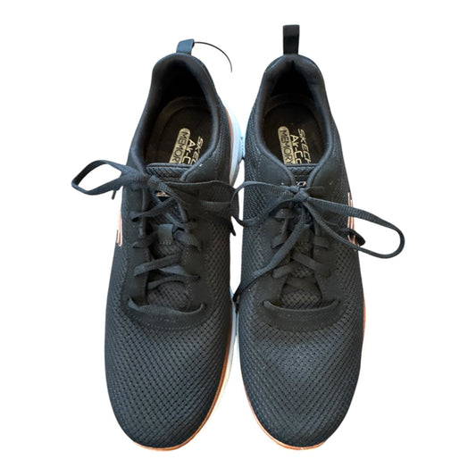 Shoes Athletic By Skechers In Black & White, Size:9.5