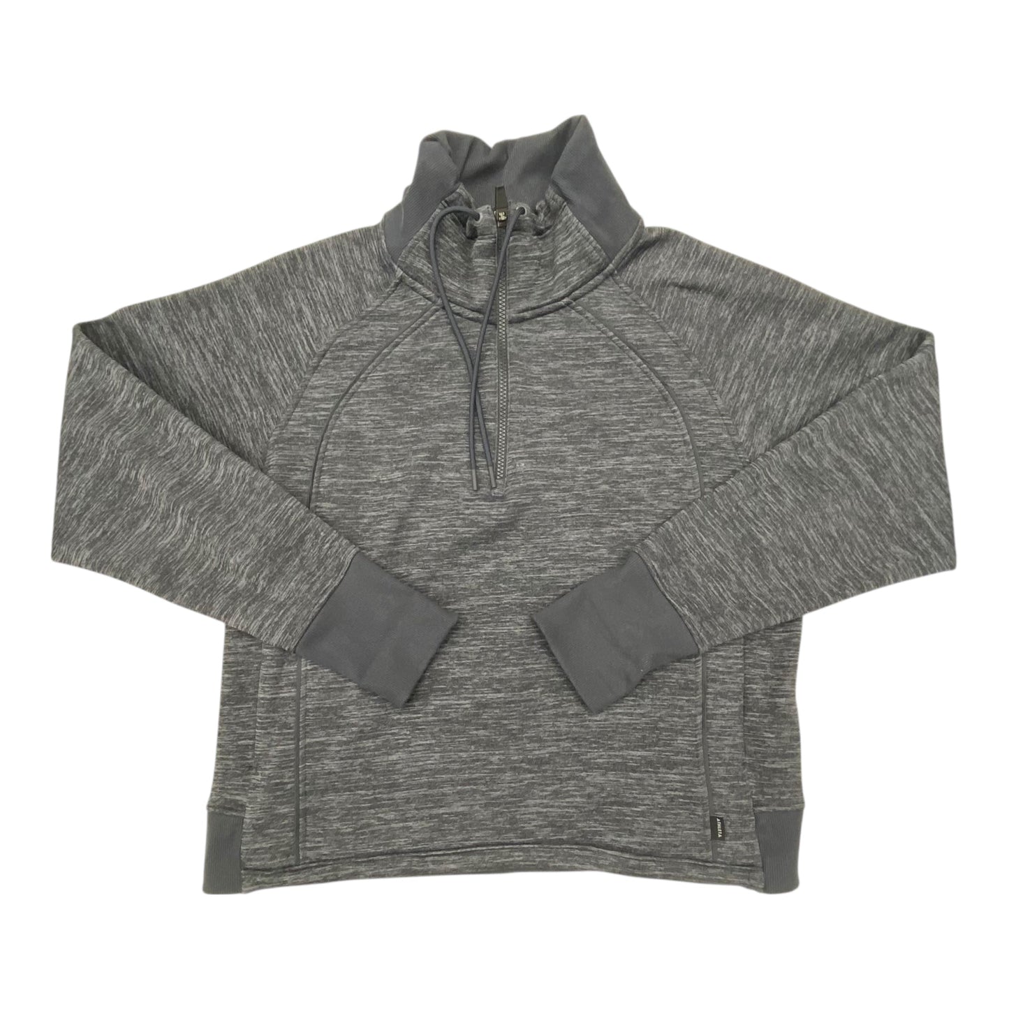 Athletic Sweatshirt Collar By Athleta In Grey, Size:M