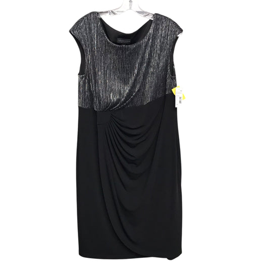 Dress Party Short By Connected Apparel In Black & Silver, Size:L