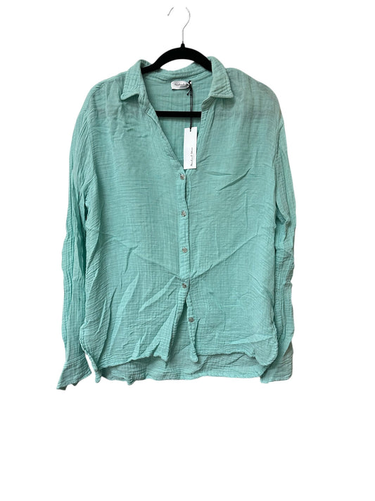 Top Ls By Michael Stars In Aqua, Size:Xs