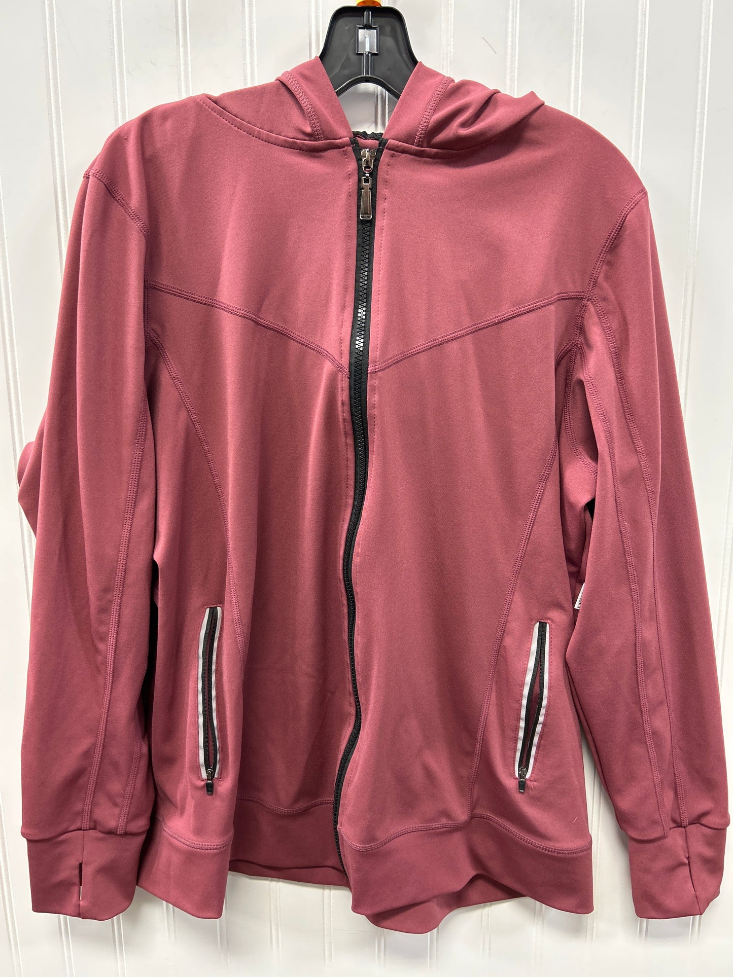 Athletic Jacket By Cmc In Purple, Size:2X