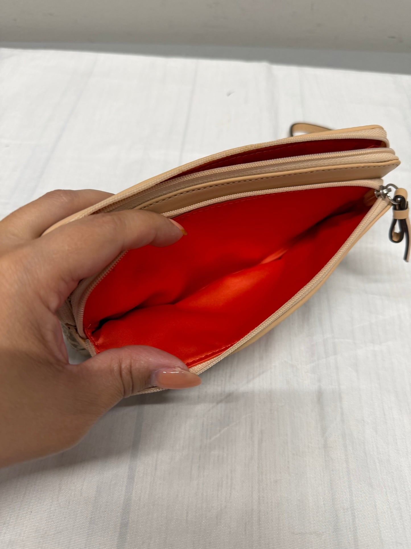 Wristlet Designer By Coach In Orange, Size:Medium